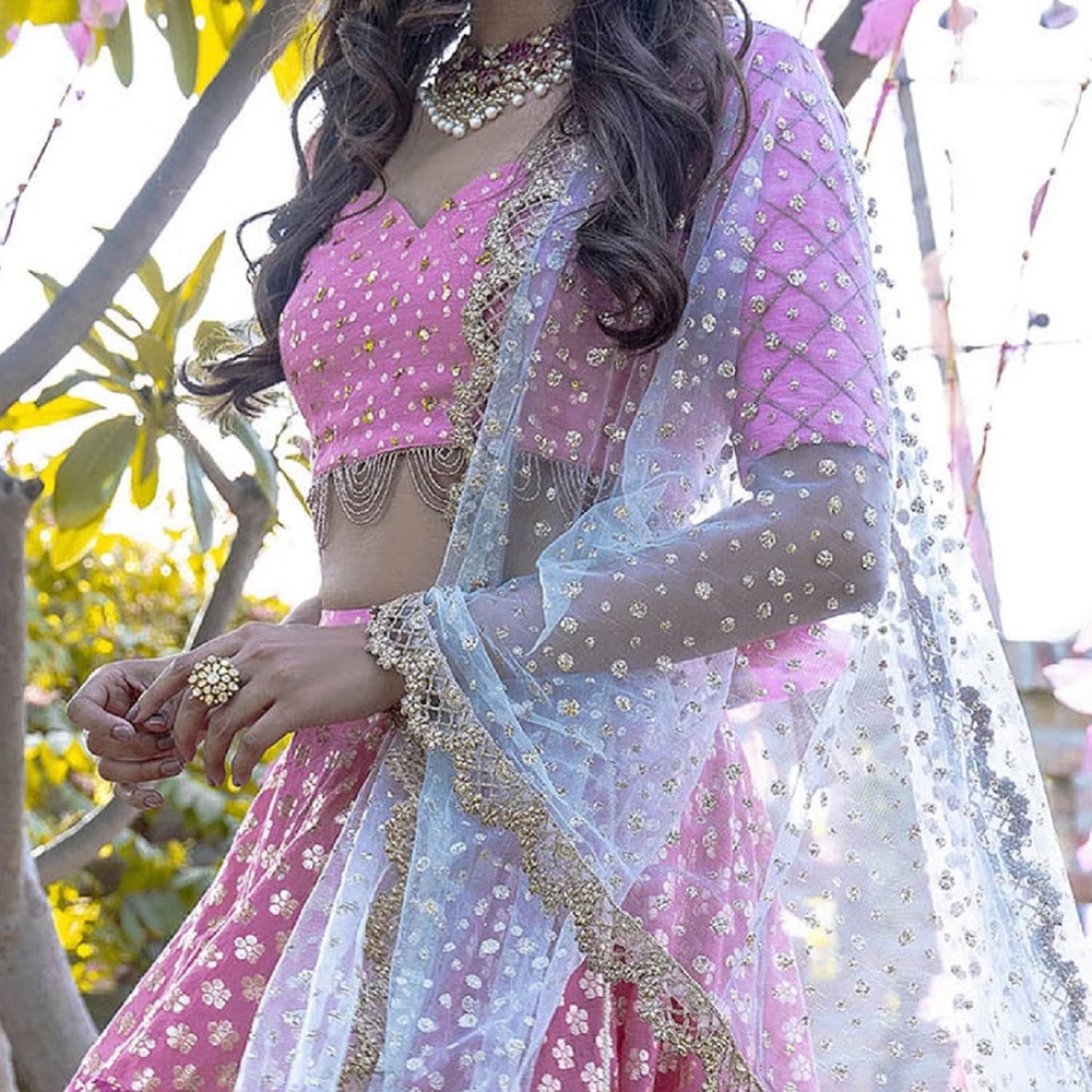 Rishi & Vibhuti Shades of Pink Lehenga Set - NWT! - Picture 2 of 3